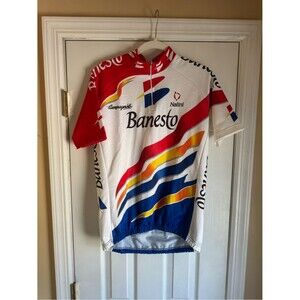 vintage Nalini Banesto cycling jersey from the 1990s